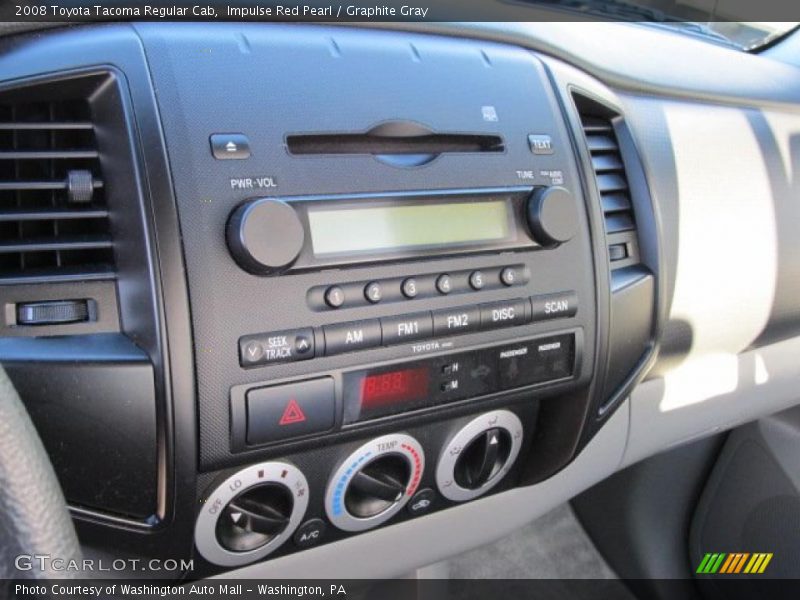 Impulse Red Pearl / Graphite Gray 2008 Toyota Tacoma Regular Cab