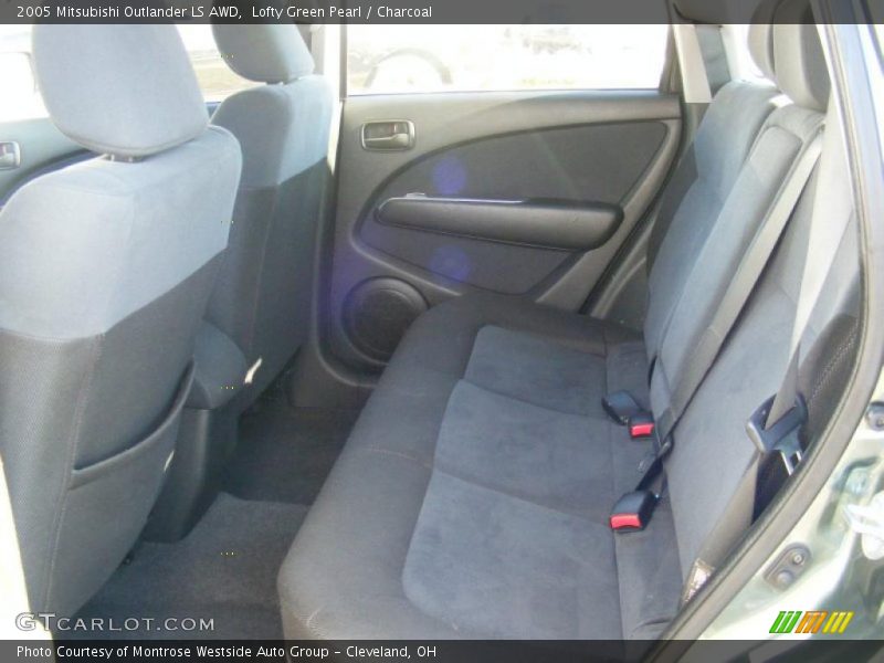 Lofty Green Pearl / Charcoal 2005 Mitsubishi Outlander LS AWD