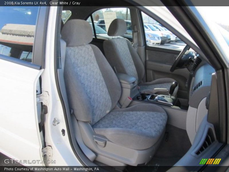 Clear White / Gray 2008 Kia Sorento LX 4x4