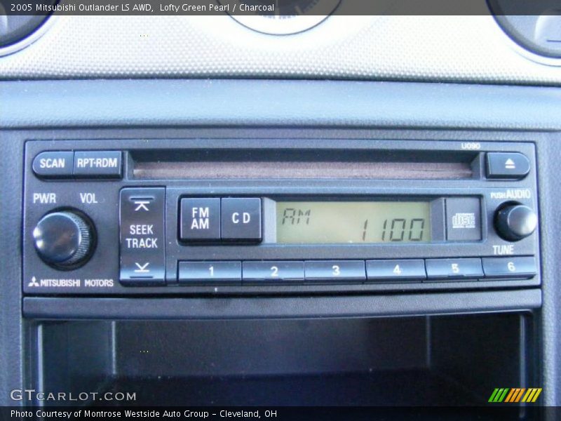 Lofty Green Pearl / Charcoal 2005 Mitsubishi Outlander LS AWD