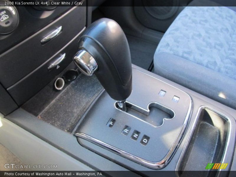 Clear White / Gray 2008 Kia Sorento LX 4x4
