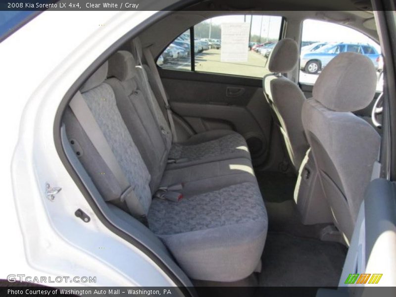Clear White / Gray 2008 Kia Sorento LX 4x4