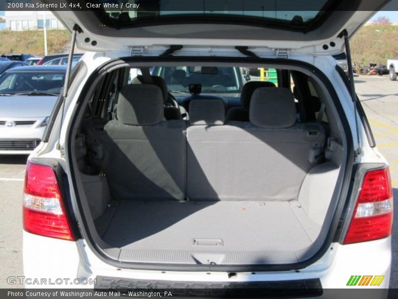 Clear White / Gray 2008 Kia Sorento LX 4x4