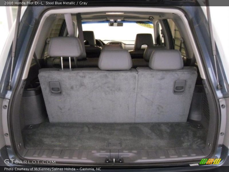 Steel Blue Metallic / Gray 2008 Honda Pilot EX-L