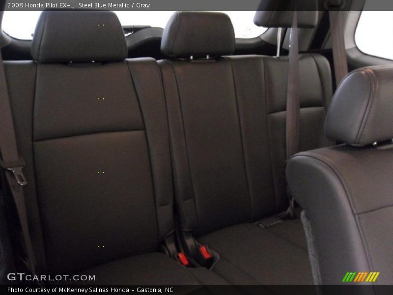 Steel Blue Metallic / Gray 2008 Honda Pilot EX-L