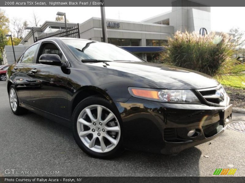 Nighthawk Black Pearl / Ebony 2008 Acura TSX Sedan