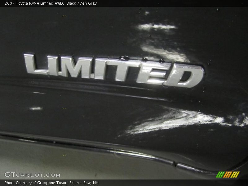 Black / Ash Gray 2007 Toyota RAV4 Limited 4WD
