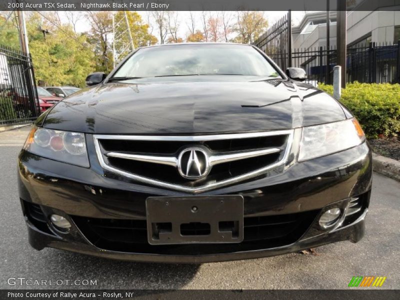 Nighthawk Black Pearl / Ebony 2008 Acura TSX Sedan