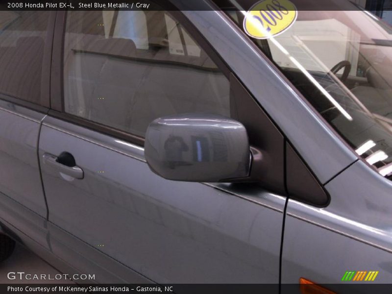 Steel Blue Metallic / Gray 2008 Honda Pilot EX-L