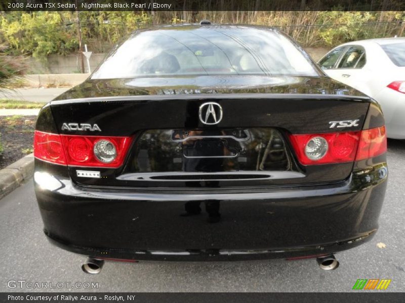 Nighthawk Black Pearl / Ebony 2008 Acura TSX Sedan