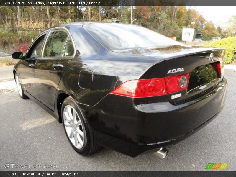 Nighthawk Black Pearl / Ebony 2008 Acura TSX Sedan
