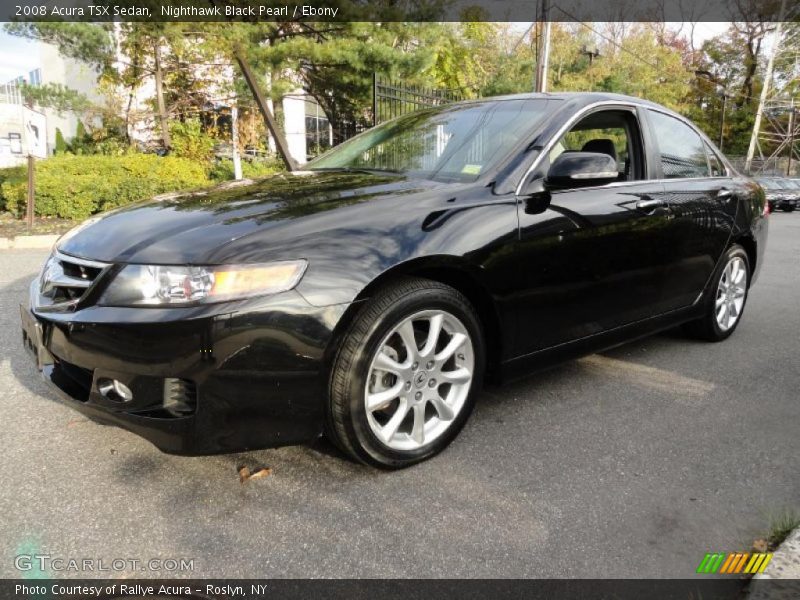 Nighthawk Black Pearl / Ebony 2008 Acura TSX Sedan