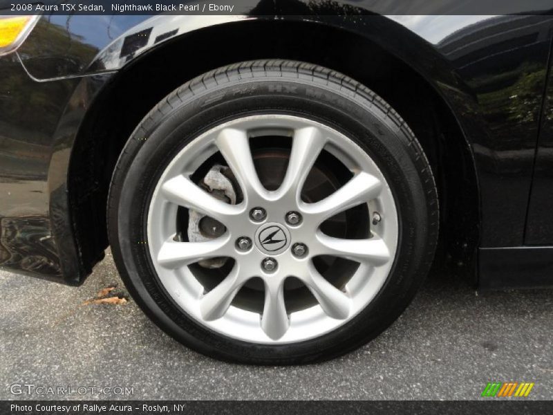 Nighthawk Black Pearl / Ebony 2008 Acura TSX Sedan