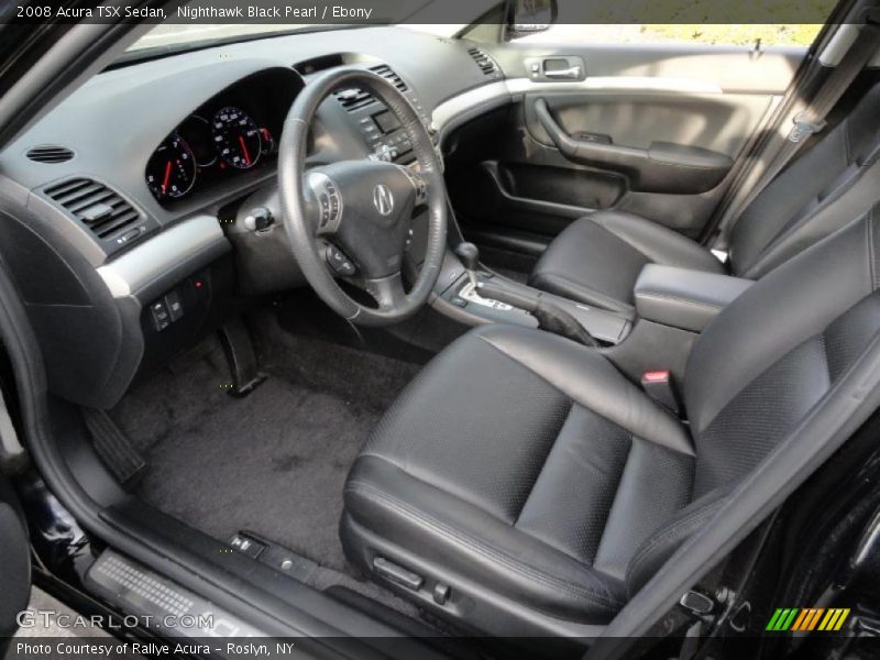 Nighthawk Black Pearl / Ebony 2008 Acura TSX Sedan