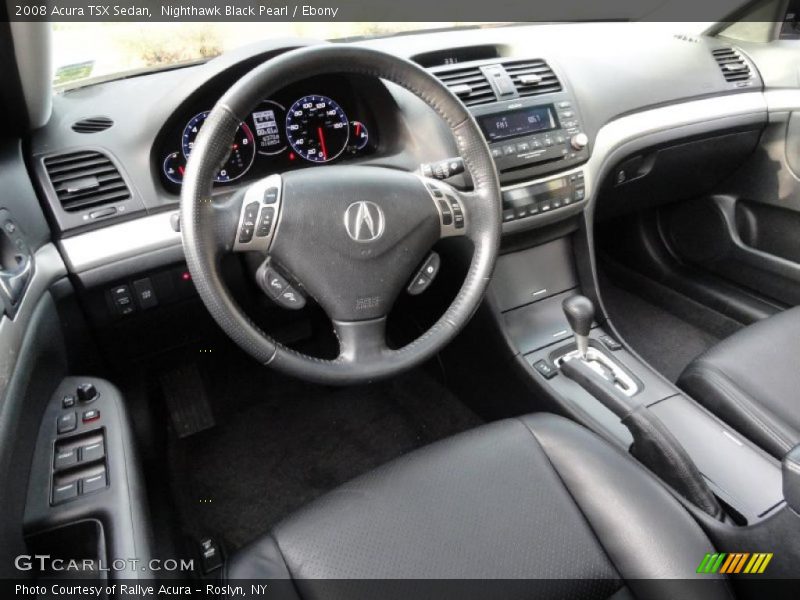 Nighthawk Black Pearl / Ebony 2008 Acura TSX Sedan