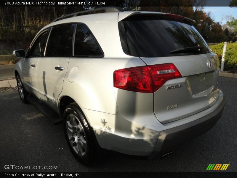 Billet Silver Metallic / Taupe 2008 Acura MDX Technology
