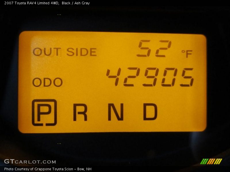 Black / Ash Gray 2007 Toyota RAV4 Limited 4WD