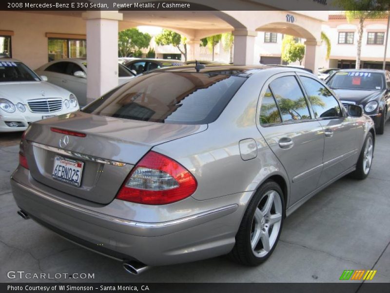 Pewter Metallic / Cashmere 2008 Mercedes-Benz E 350 Sedan