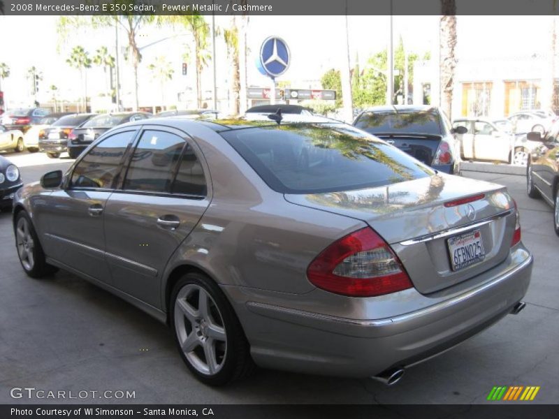 Pewter Metallic / Cashmere 2008 Mercedes-Benz E 350 Sedan