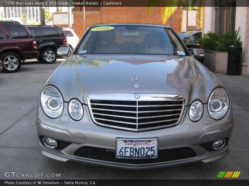 Pewter Metallic / Cashmere 2008 Mercedes-Benz E 350 Sedan