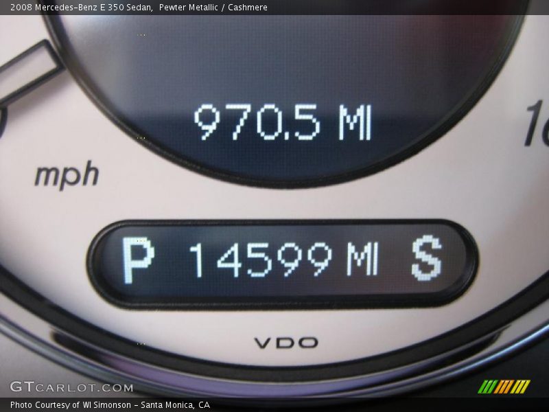 Pewter Metallic / Cashmere 2008 Mercedes-Benz E 350 Sedan