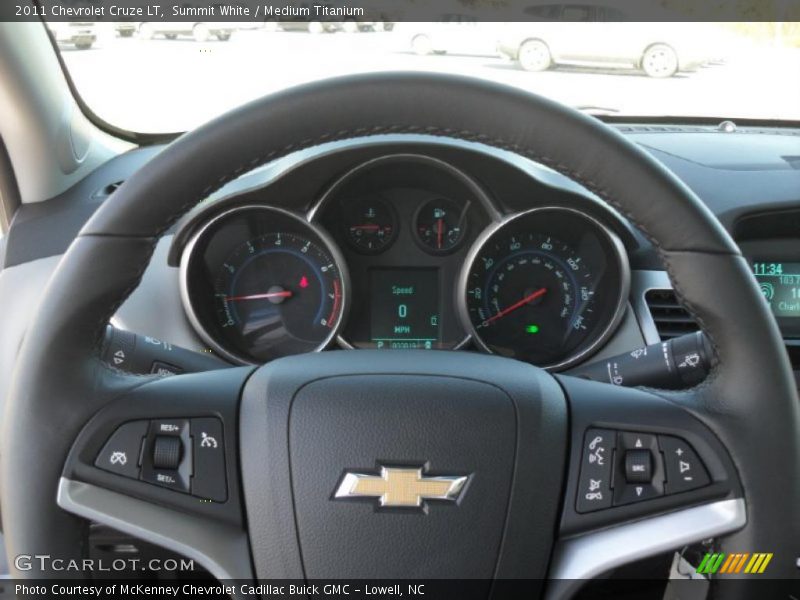 Summit White / Medium Titanium 2011 Chevrolet Cruze LT