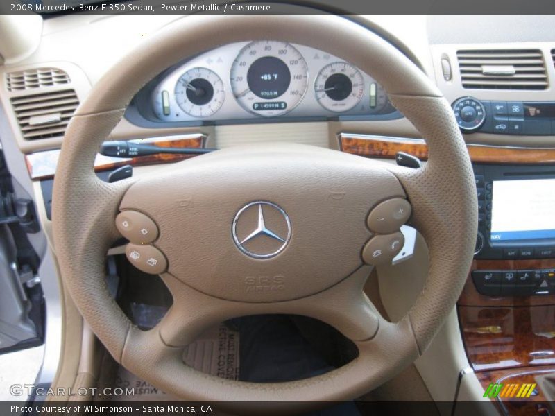 Pewter Metallic / Cashmere 2008 Mercedes-Benz E 350 Sedan
