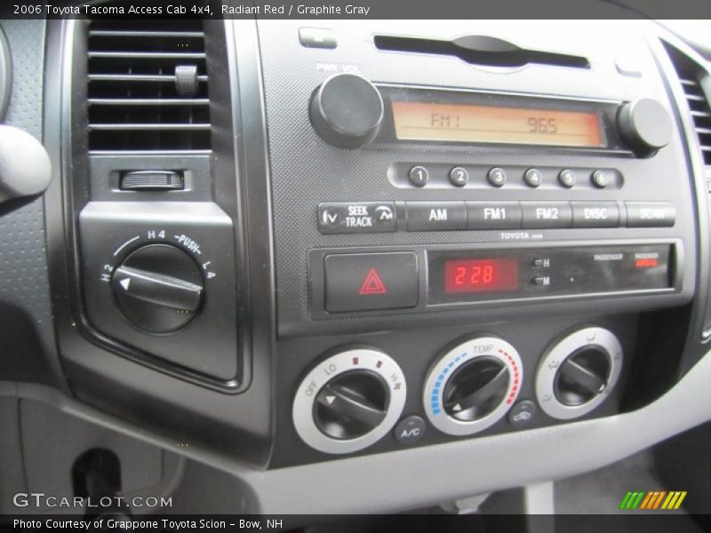 Radiant Red / Graphite Gray 2006 Toyota Tacoma Access Cab 4x4