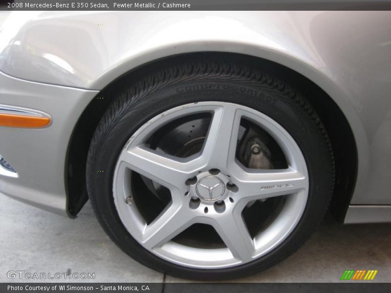Pewter Metallic / Cashmere 2008 Mercedes-Benz E 350 Sedan