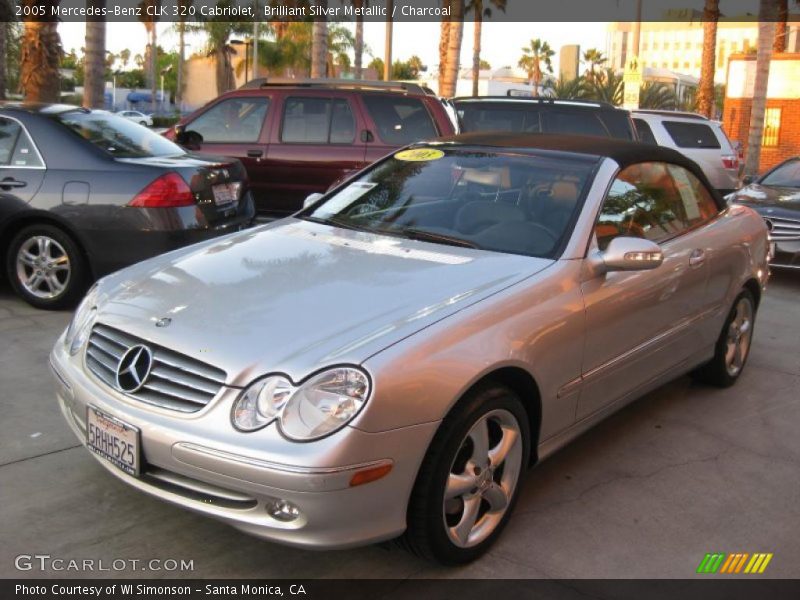 Front 3/4 View of 2005 CLK 320 Cabriolet