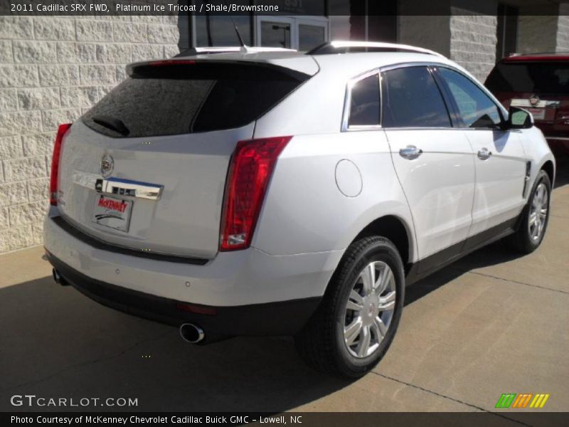Platinum Ice Tricoat / Shale/Brownstone 2011 Cadillac SRX FWD