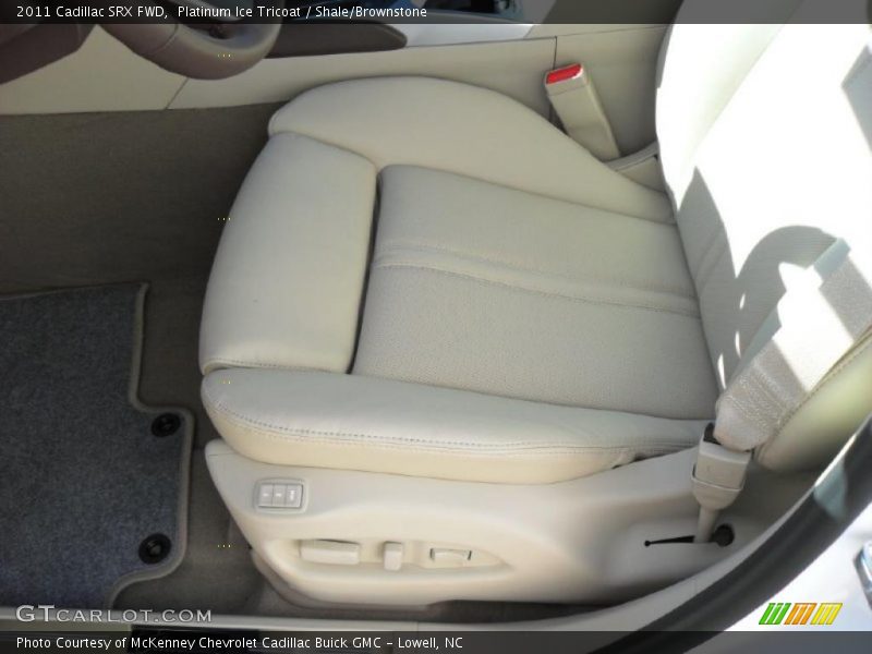 Platinum Ice Tricoat / Shale/Brownstone 2011 Cadillac SRX FWD