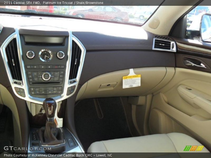 Platinum Ice Tricoat / Shale/Brownstone 2011 Cadillac SRX FWD