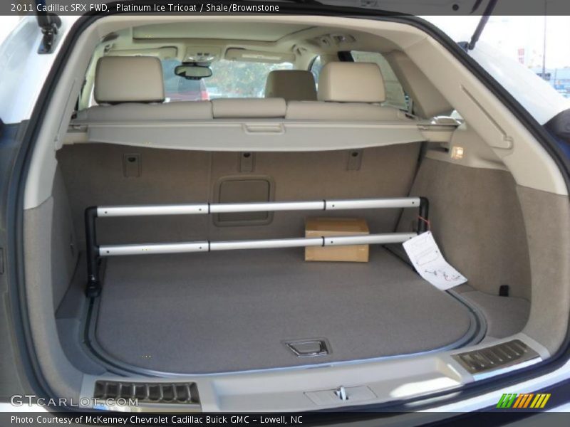 Platinum Ice Tricoat / Shale/Brownstone 2011 Cadillac SRX FWD