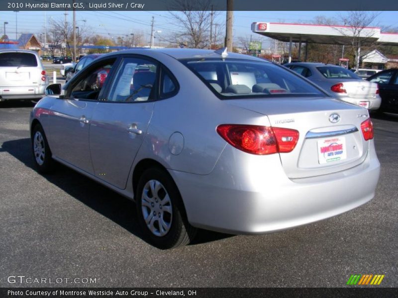 Liquid Silver / Gray 2010 Hyundai Elantra GLS