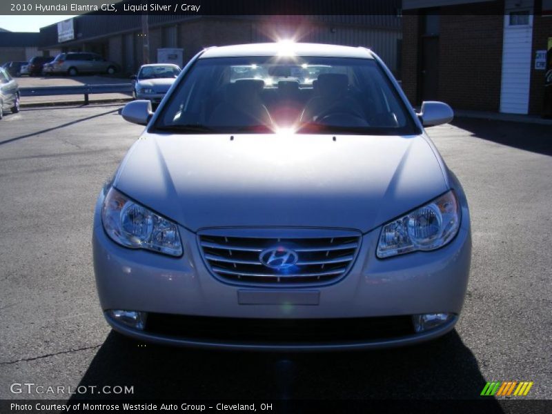 Liquid Silver / Gray 2010 Hyundai Elantra GLS