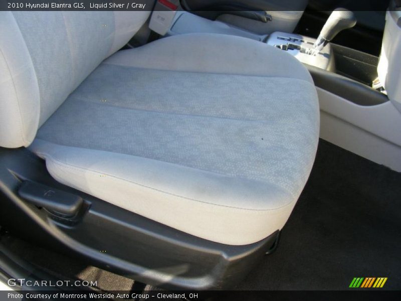 Liquid Silver / Gray 2010 Hyundai Elantra GLS