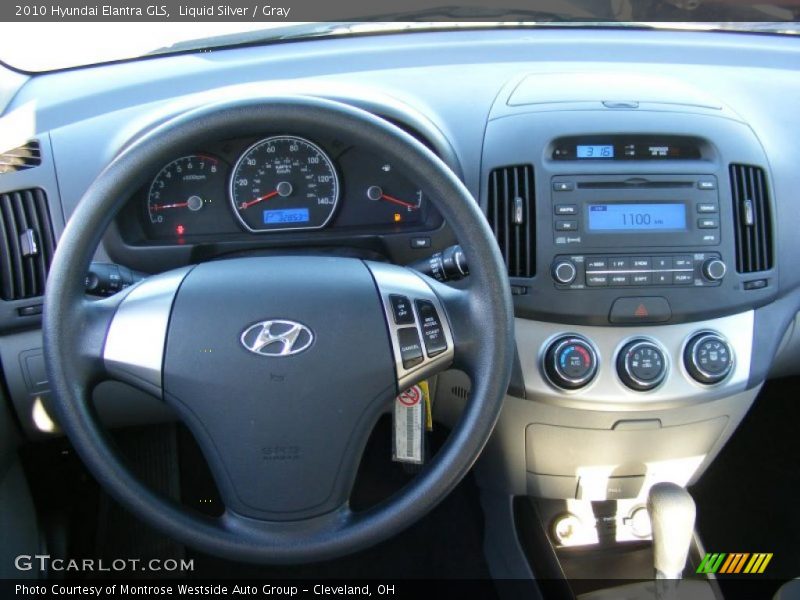 Dashboard of 2010 Elantra GLS