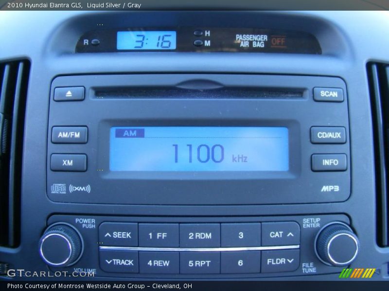 Controls of 2010 Elantra GLS