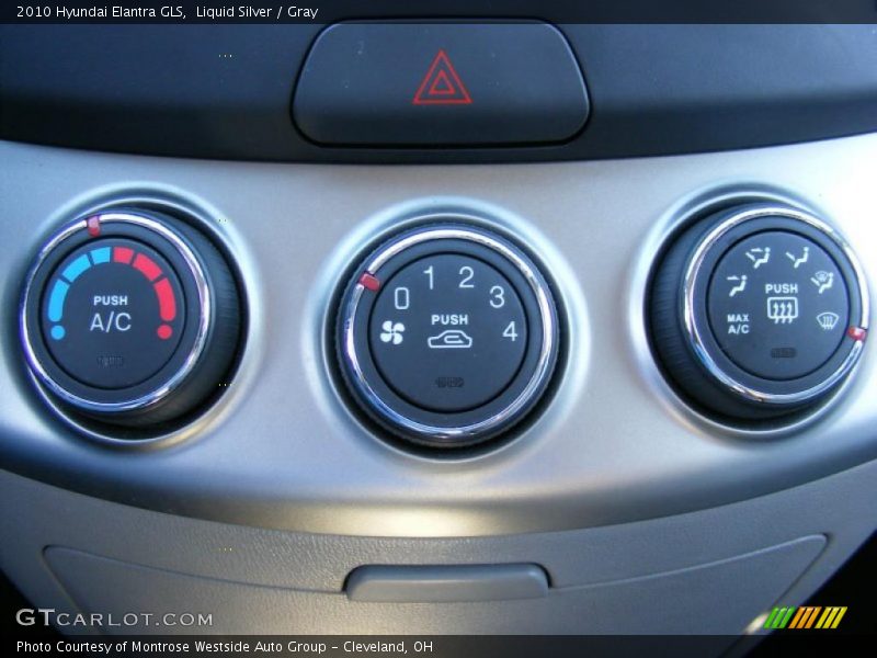 Controls of 2010 Elantra GLS