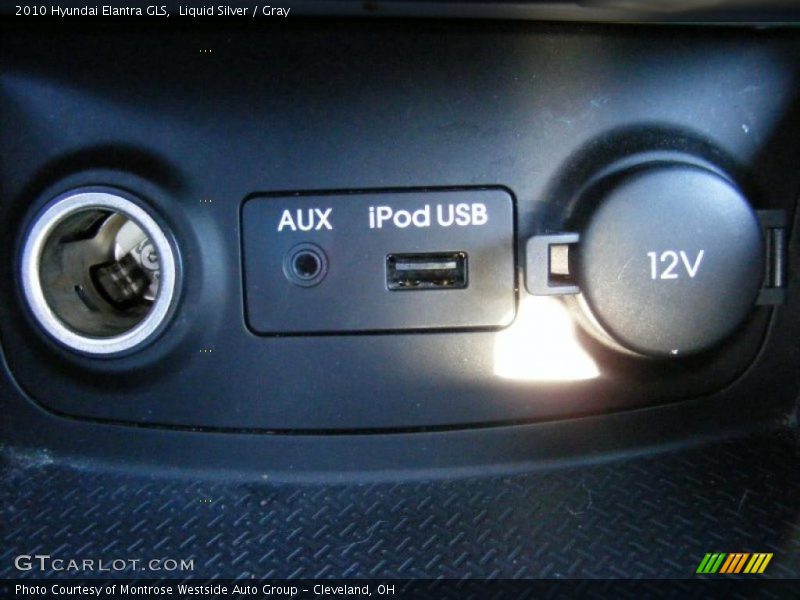 Liquid Silver / Gray 2010 Hyundai Elantra GLS