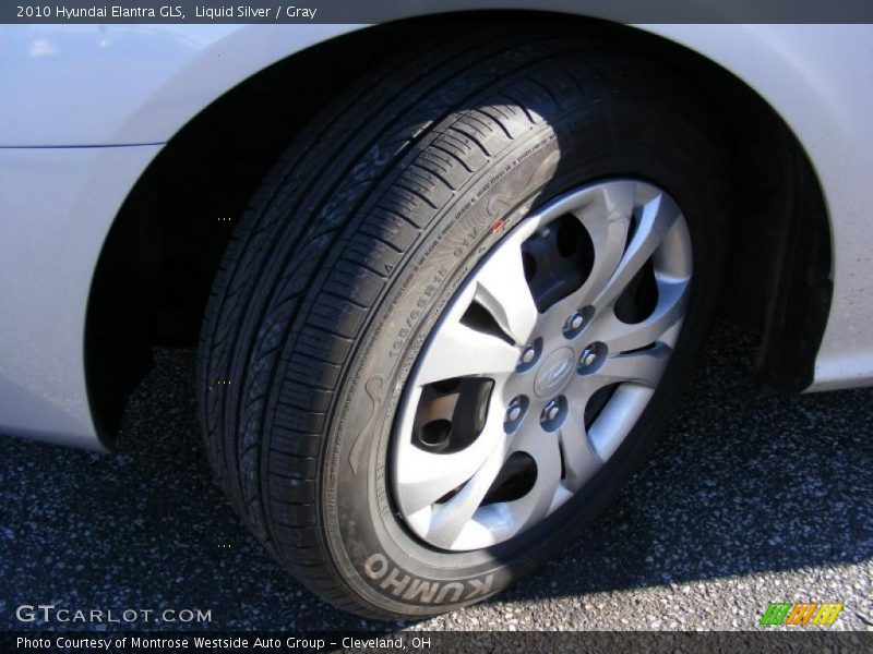 Liquid Silver / Gray 2010 Hyundai Elantra GLS