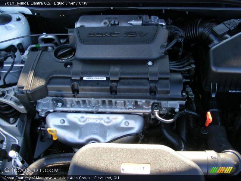  2010 Elantra GLS Engine - 2.0 Liter DOHC 16-Valve CVVT 4 Cylinder