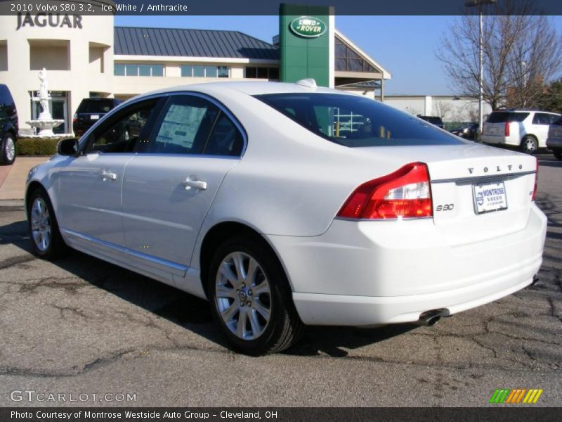 Ice White / Anthracite 2010 Volvo S80 3.2