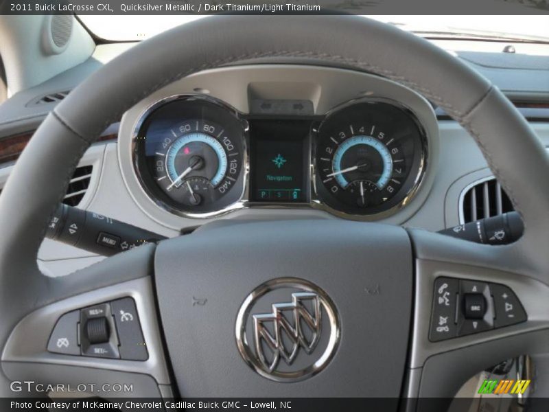 Quicksilver Metallic / Dark Titanium/Light Titanium 2011 Buick LaCrosse CXL