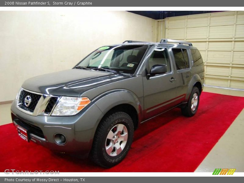 Storm Gray / Graphite 2008 Nissan Pathfinder S