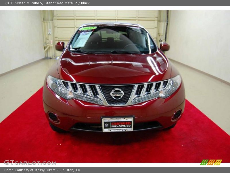 Merlot Red Metallic / Black 2010 Nissan Murano S