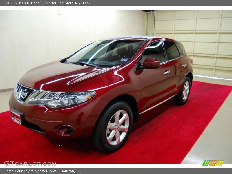 Merlot Red Metallic / Black 2010 Nissan Murano S