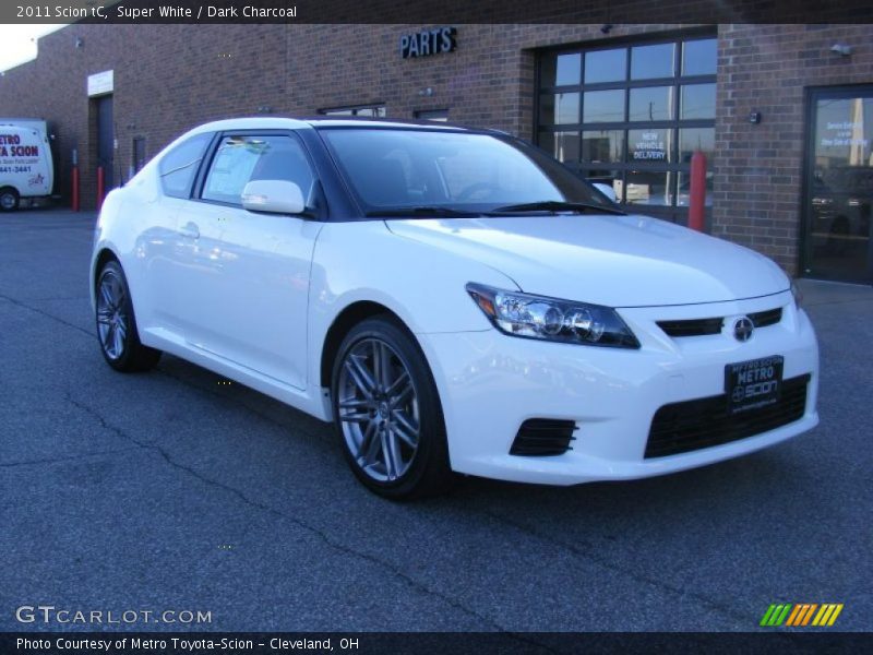 Super White / Dark Charcoal 2011 Scion tC