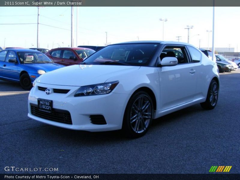 Super White / Dark Charcoal 2011 Scion tC